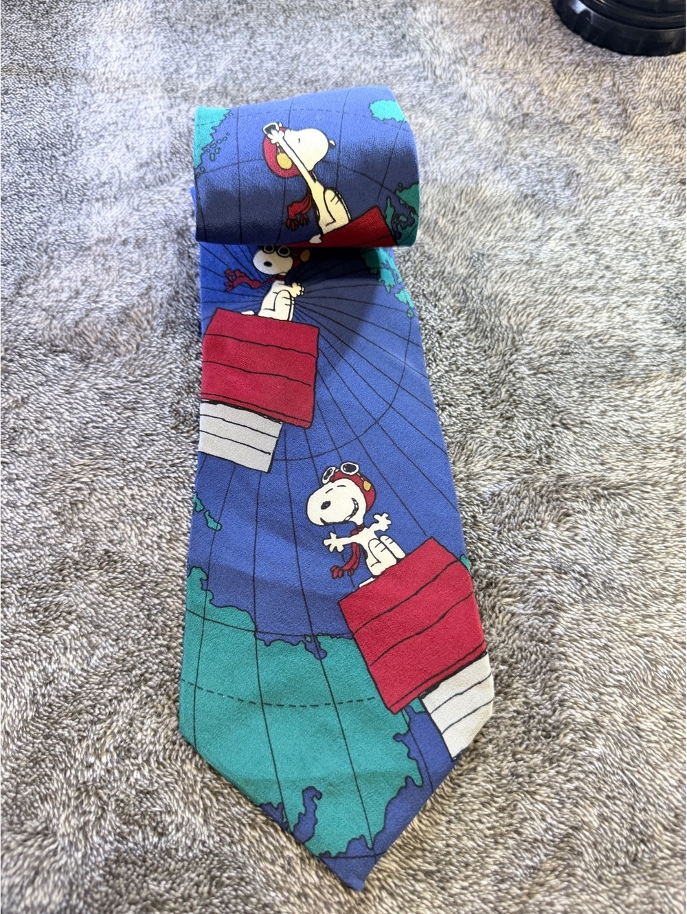 Peanuts Snoopy Red Baron Themed Tie
